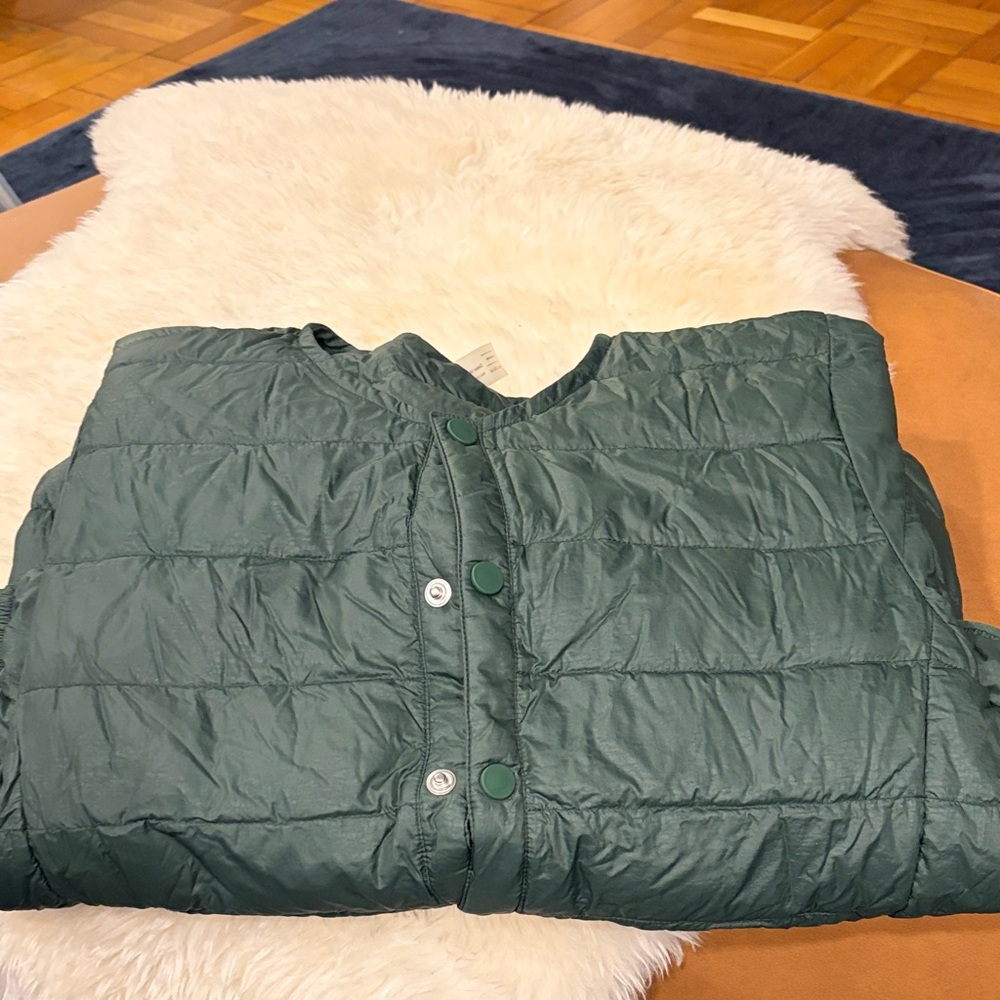 Outdoor Voices Hunter Green Quilted Jacket, Gender Inclusive, Size M, NWT
